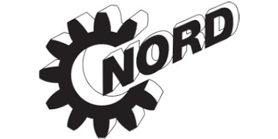 NORD gear logo in black and white design