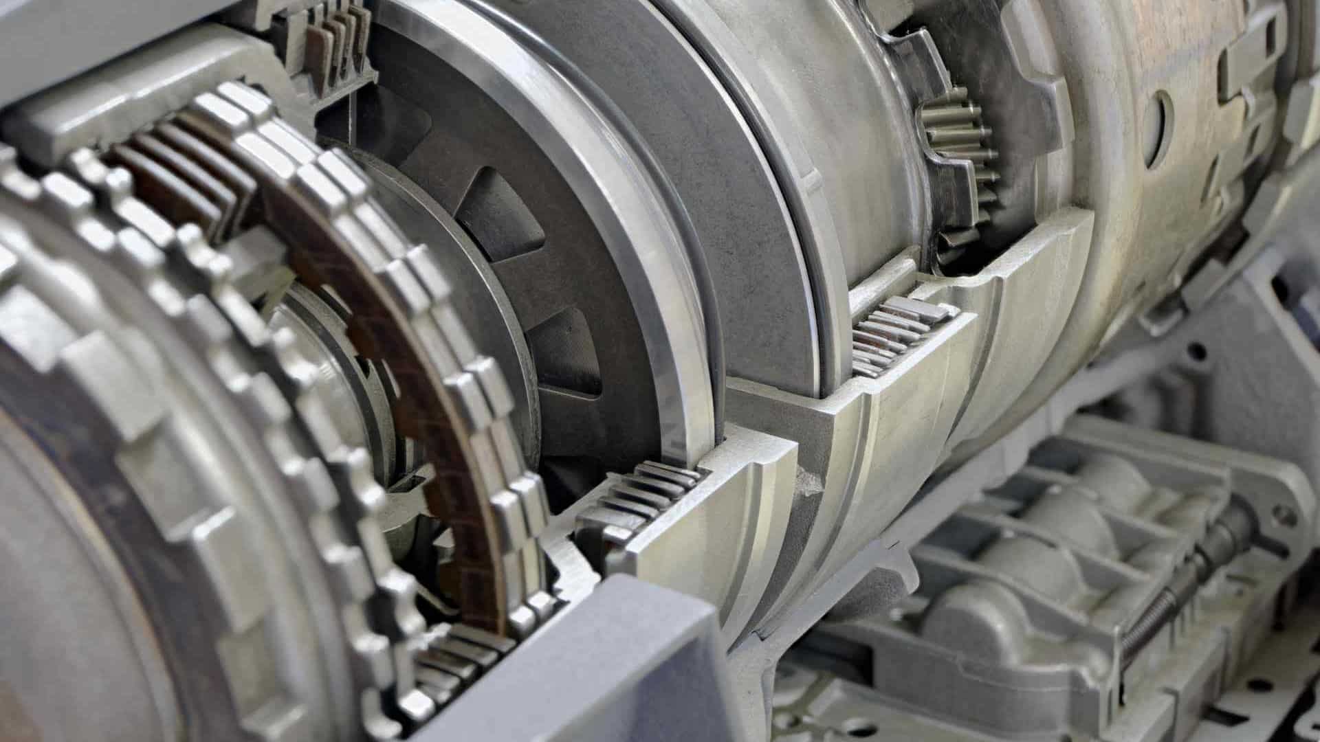 Internal parts of a mechanical power transmission system